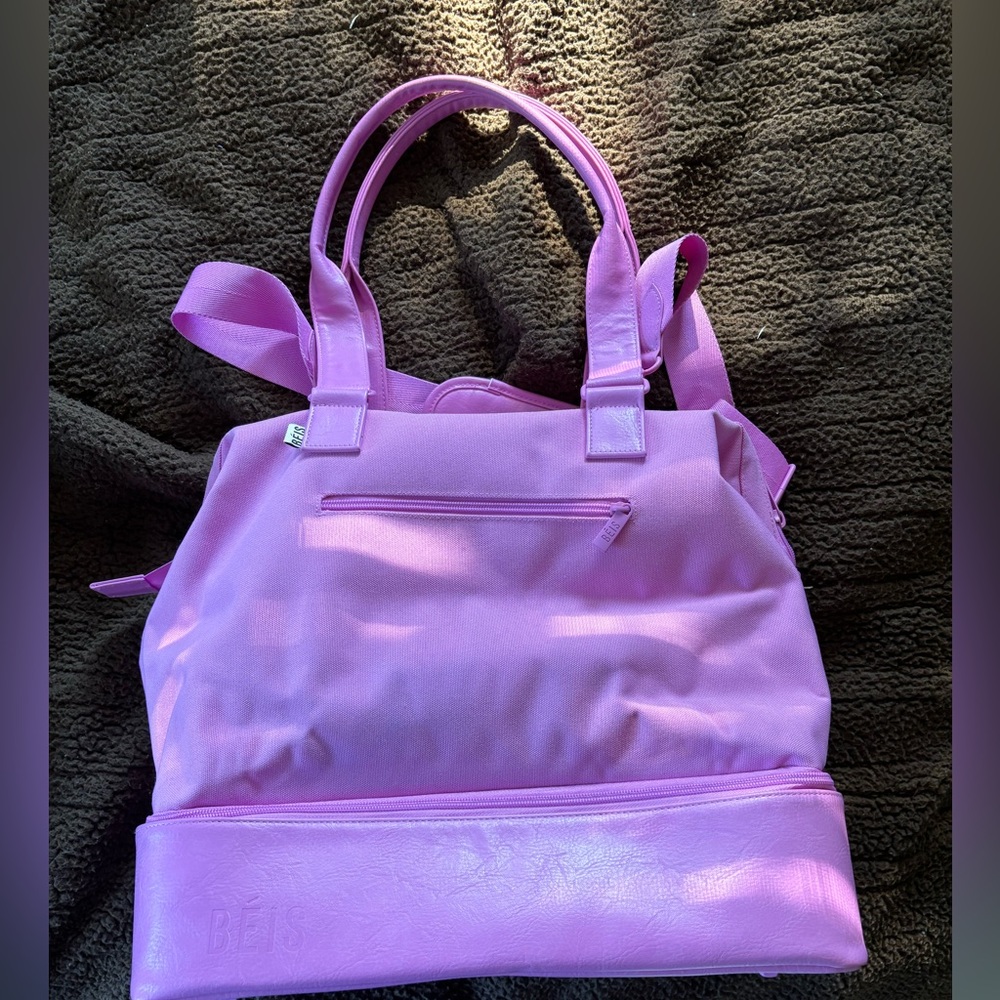 BEIS Mini Weekender in limited edition Berry.